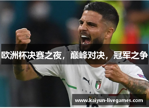 欧洲杯决赛之夜，巅峰对决，冠军之争
