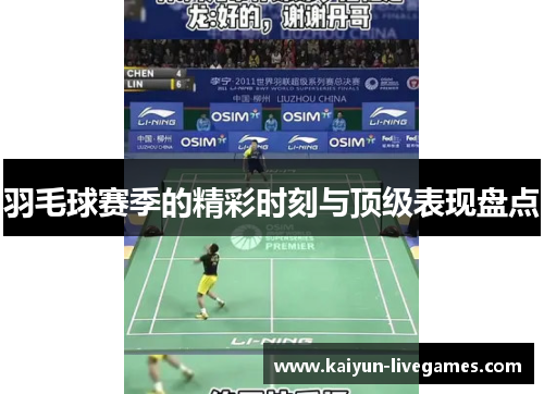 羽毛球赛季的精彩时刻与顶级表现盘点