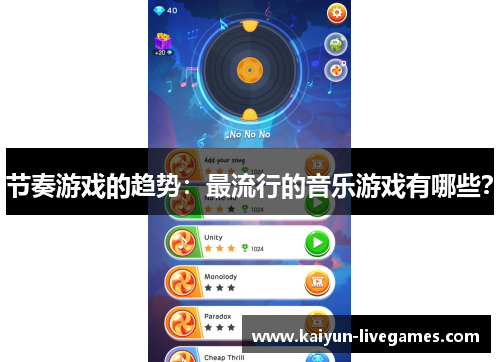 节奏游戏的趋势：最流行的音乐游戏有哪些？
